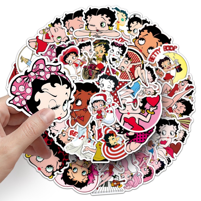 Naklejki Betty Boop, 50 sztuk, – Printer Paper recenzja i cena